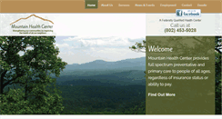 Desktop Screenshot of mountainhealthcenter.com