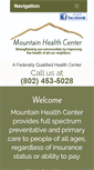 Mobile Screenshot of mountainhealthcenter.com